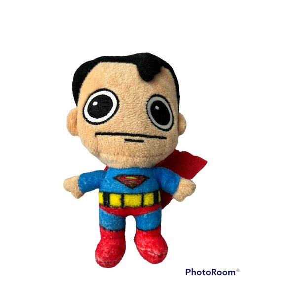 Vintage Hallmark Itty Bitty Batman & Superman Plush Zippered Coin Pouch Set of 2 - Picture 2 of 9